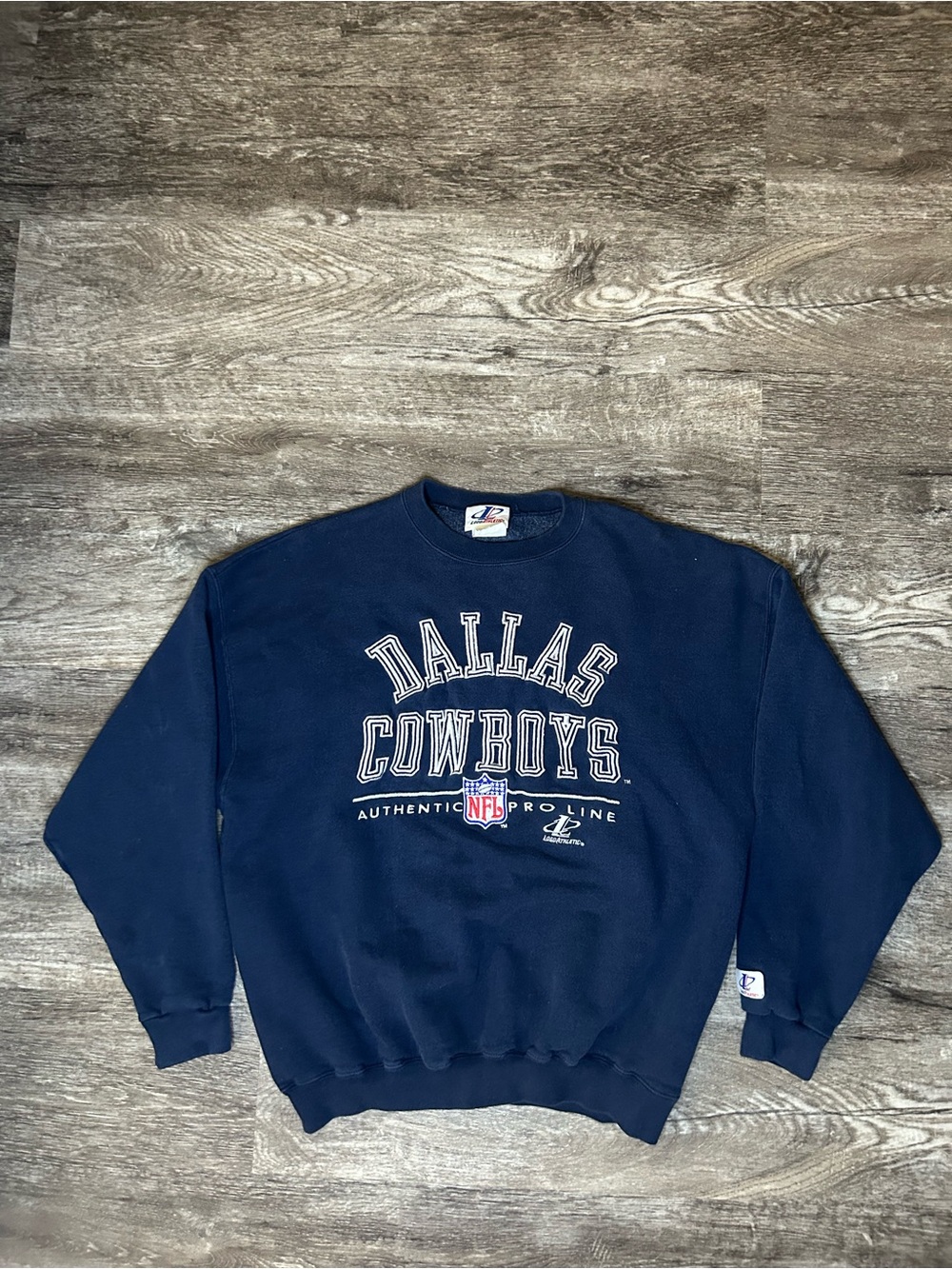 Vintage Dallas Cowboys Logo Athletic NFL Pro Line Sweatshirt Men’s Large Navy